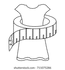 sewing tape measure with manikin