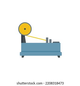 Sewing textile machine icon. Flat illustration of Sewing textile machine vector icon isolated on white background