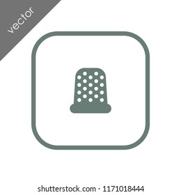 sewing thimble icon