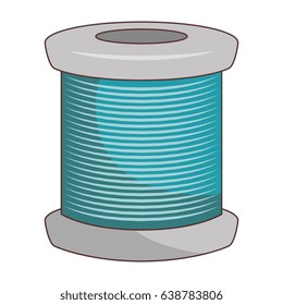 Sewing thread roll icon