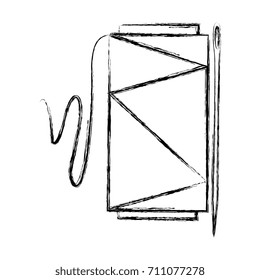 sewing thread tubes with needle