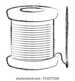 sewing thread tubes with needle