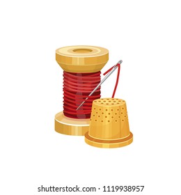 sewing, thread, vector