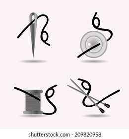 Sewing tool icon