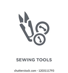 Sewing tools icon. Sewing tools design concept from Sew collection. Simple element vector illustration on white background.