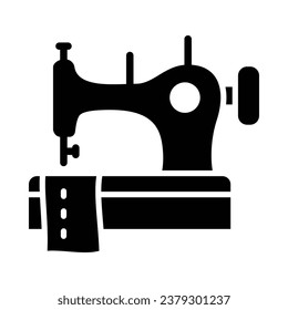 Sewing Vector Glyph Icon For Personal And Commercial Use.
