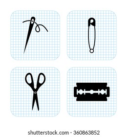 Sewing  vector Icons