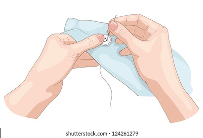 Sewing. Vector illustration.