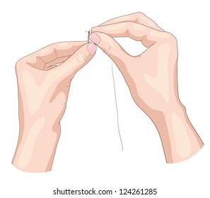 Sewing. Vector illustration.