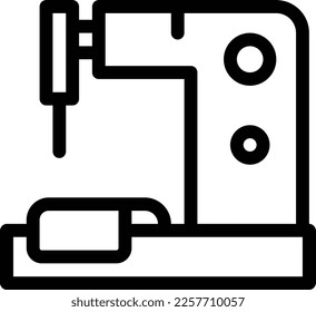 coser ilustración Vector en un fondo transparente. Símbolos de calidad superior. Iconos vectoriales de línea delgada para el diseño de conceptos y gráficos. 
