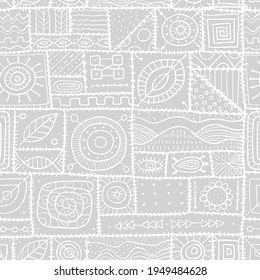 Viernes de tela en un estilo de mosaico. Ornamento étnico para tu diseño.
