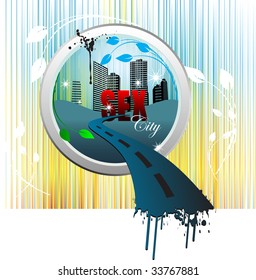 Sex City Stock Vector (Royalty Free) 33767881 | Shutterstock