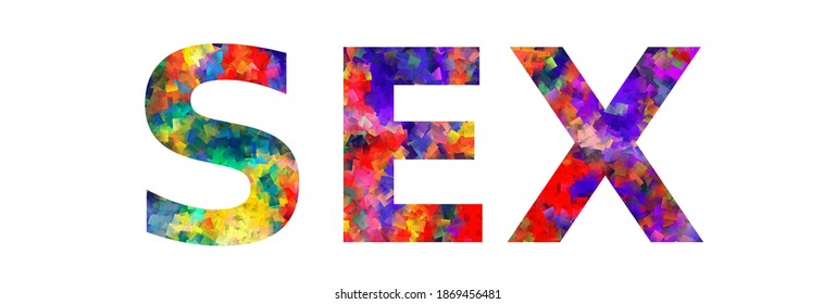 Sexo Cartel De Texto De Tipografía Vector De Stock Libre De Regalías 1869456481 Shutterstock 