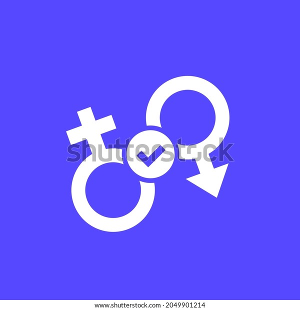 Sex Icon Gender Symbols Vector Stock Vector Royalty Free 2049901214 Shutterstock