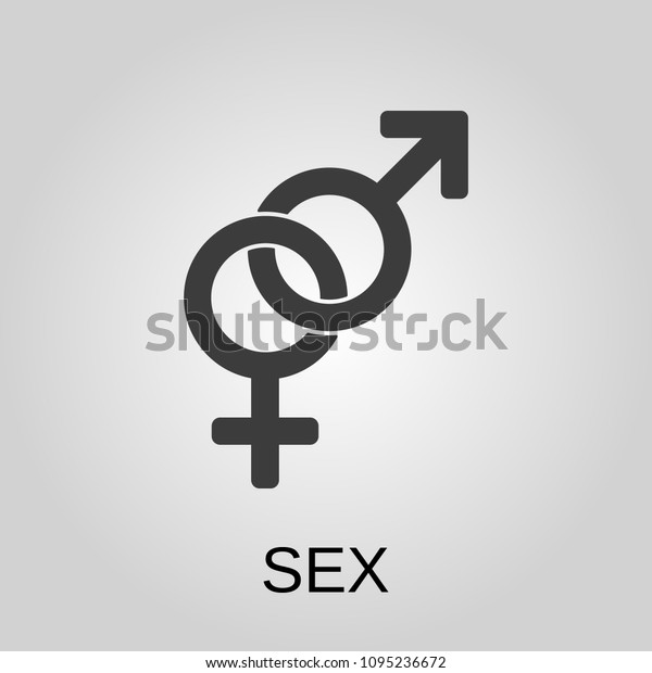 Sex Icon Sex Symbol Flat Design Stock Vector Royalty Free 1095236672 Shutterstock 5788