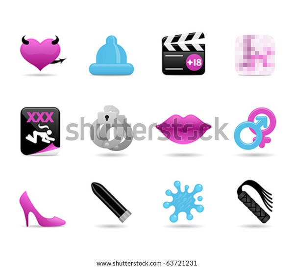 Sex Icons Stock Vector Royalty Free 63721231 8150