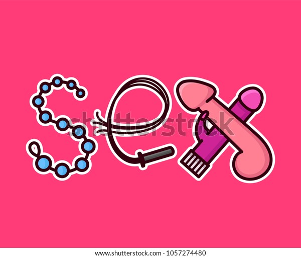 Sex Logo Design Sex Inscription Letters Stock Vector Royalty Free 1057274480 Shutterstock 1128