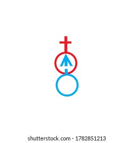 Sex-Logo, Vektordesign-Vorlage