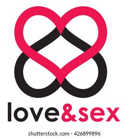 Sex Shop Logo Heart