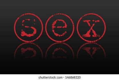 Sex Stamp Stock Vector (Royalty Free) 146868320 | Shutterstock