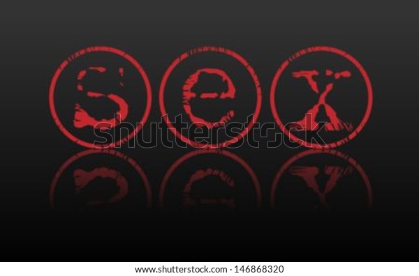 Sex Stamp Stock Vector Royalty Free 146868320 Shutterstock 6838