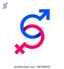 Sex Symbol Icon Logo Design Template - Abstract Letter S