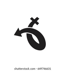 sex symbol logo vector