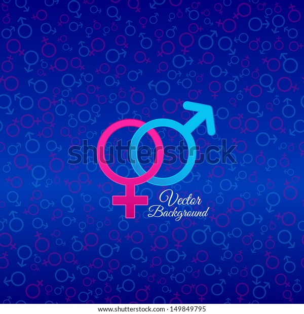 Sex Symbol Male Female Gender Symbols Immagine Vettoriale Stock Royalty Free 149849795 