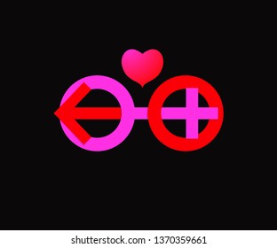 Sex symbol vector design.