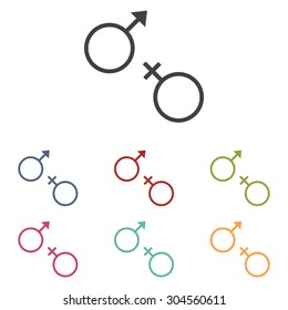 Sex symbol. Vector illustration