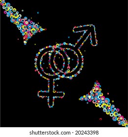 Sex symbol.Vector.
