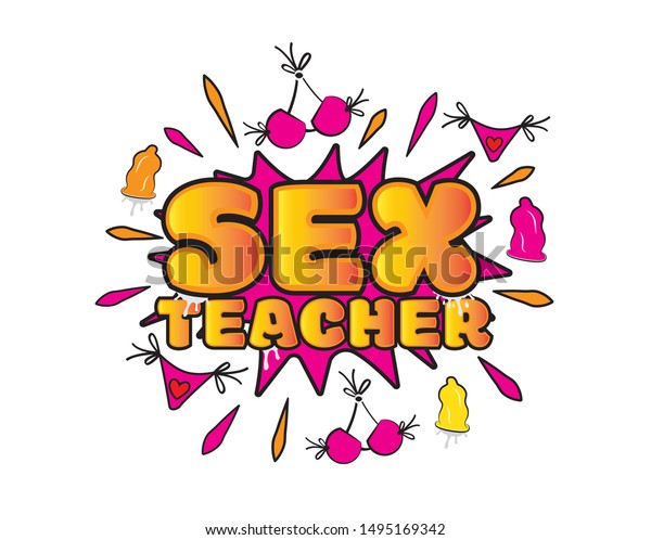 Sex Teacher Pop Art Vector Condoms Stock Vector Royalty Free 1495169342 Shutterstock 