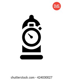 Sex time Icon Flat Style Isolated Vector Illustration