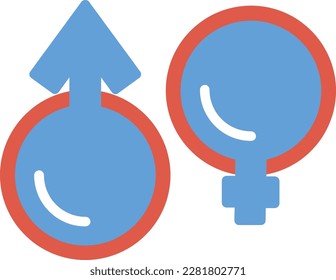 Sex Vector Icon Flat Style
