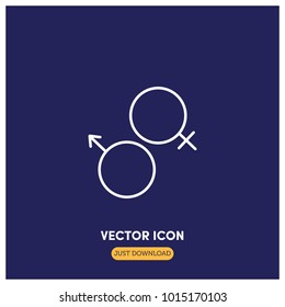 Sex Vector Icon Illustration