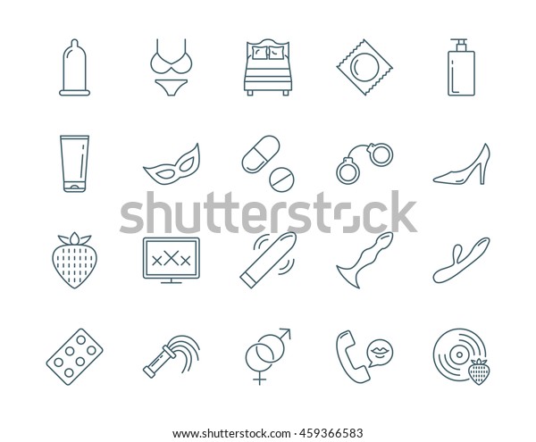 Sex Vector Icons Set Stock Vector Royalty Free 459366583 Shutterstock 6232