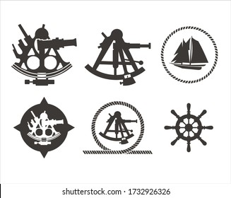 Sextant is a Ship Navigation Tool. A sea navigation tool used to measure the height of celestial bodies above the horizon in order to determine the position of the ship