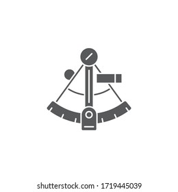 Sextant vector icon symbol isolated on white background