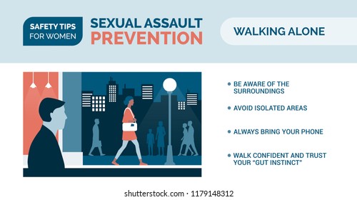 Sexual Assault Prevention And Self Defense Tips For Women: How To Be Safe When Walking Alone