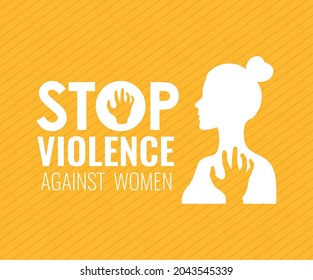 sexual attack banner over yellow