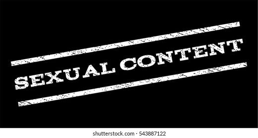 Sexual Content Watermark Stamp Text Caption Vector De Stock Libre De Regalías 543887122