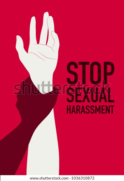Sexual Harassment Rape Illustration Vector
