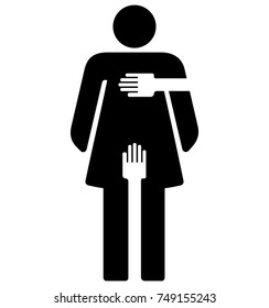 Sexual Harassment - Woman Sign