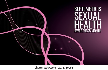 Sexual Health Awareness Month. Design Suitable For Greeting Card Poster And Banner