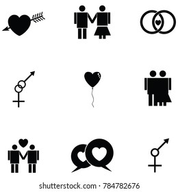 sexual icon set
