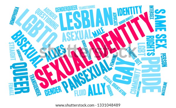 Sexual Identity Word Cloud On White Stock Vector Royalty Free 1331048489 5841