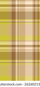 Textil sexual textura sin costuras, patrón de cuadros de tartán de mantel. Fondo de tela de Vector Bandana en la paleta de colores naranja y amarillo.
