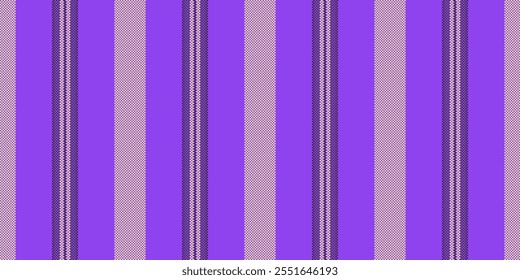 Sexual vector fabric pattern, veil texture background lines. Ved textile stripe seamless vertical in violet and khaki colors palette.