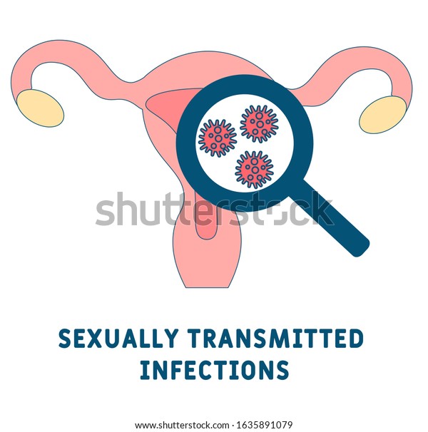 Sexually Transmitted Infections Concept Icon Stis Stock Vector Royalty Free 1635891079 8187