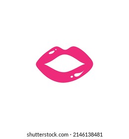Sexy beauty lips template vector design